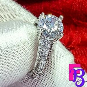 1 CT White Gold Engagement Ring